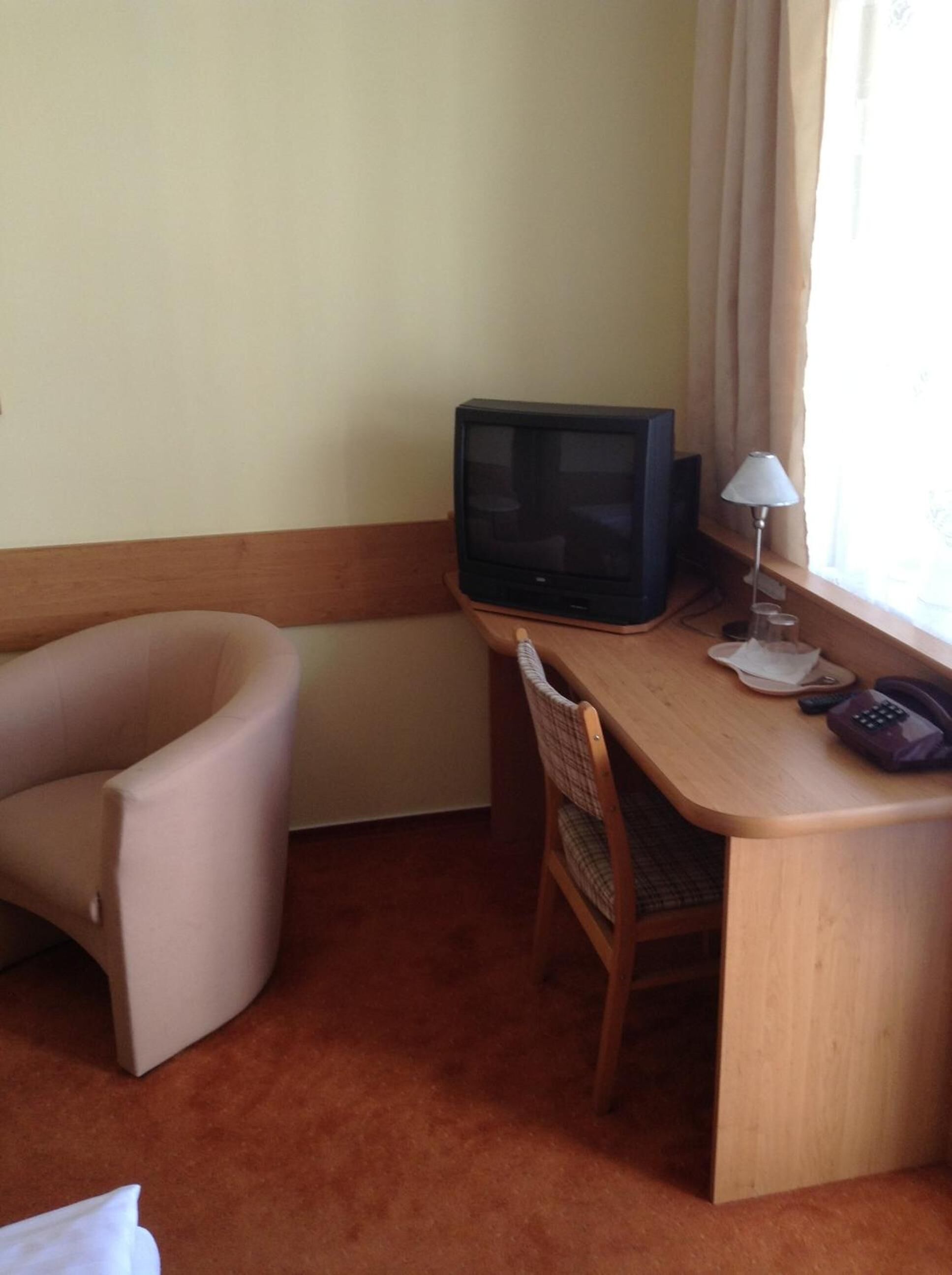 in-room safe, desk, blackout curtains, iron/ironing board