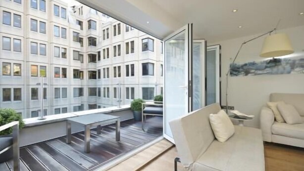 Luksus-loftsleilighet, 2 soverom, byutsikt | Balkong