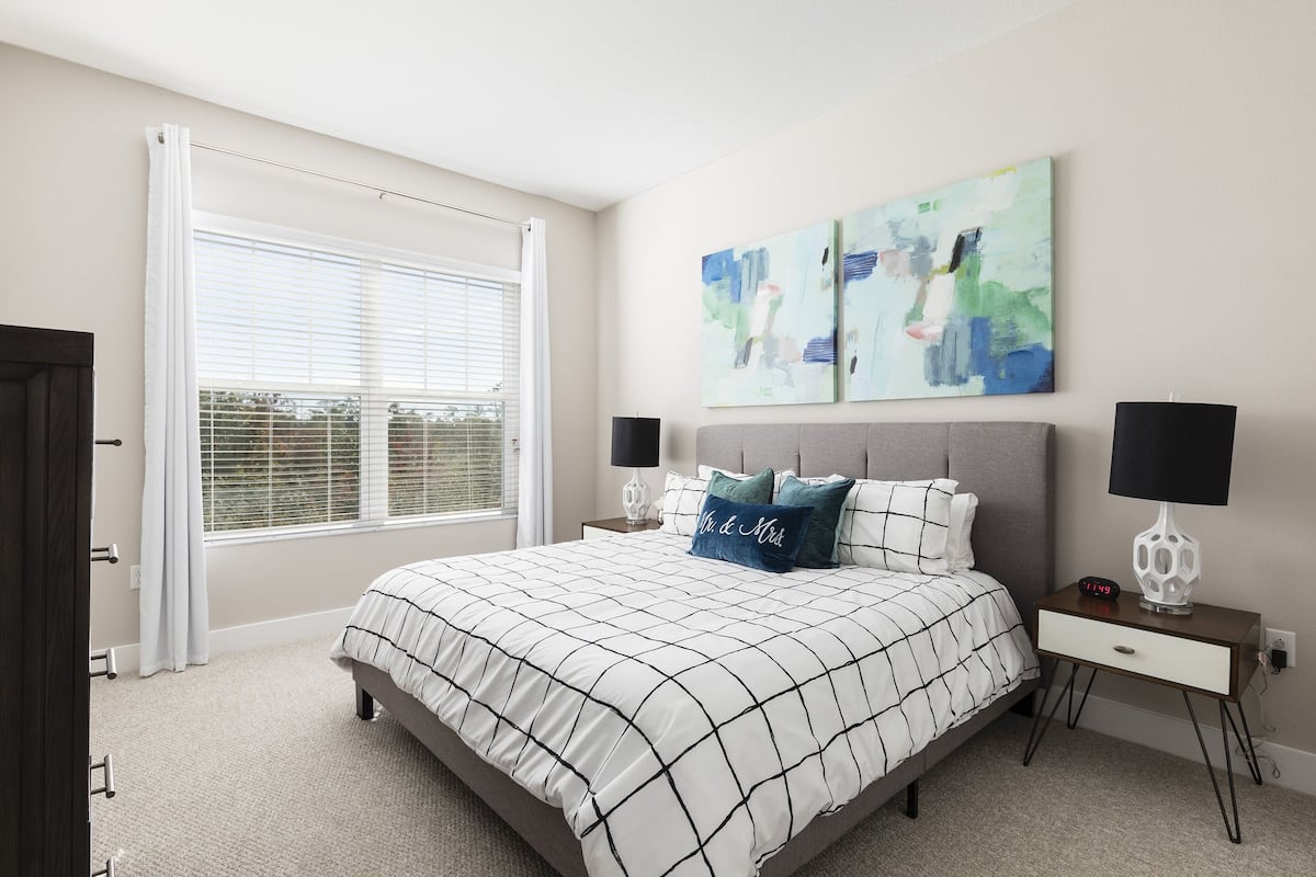 Townhouse Mewah, 4 kamar tidur, pemandangan resor (33) | Seprai premium dan didekorasi berbeda-beda