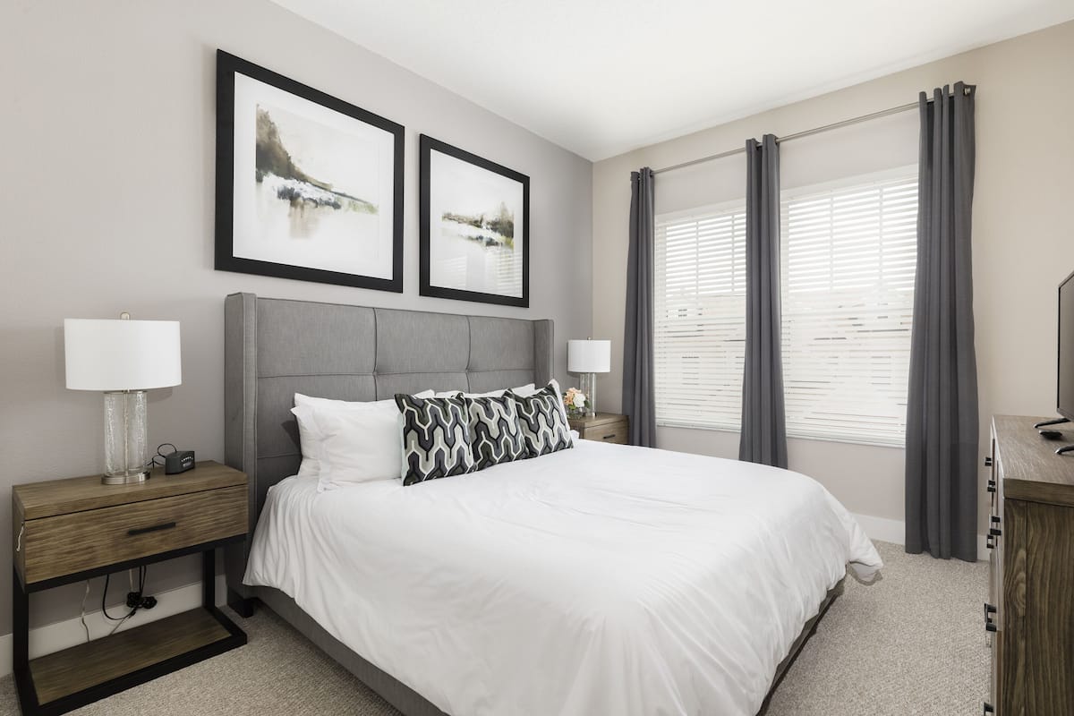Townhouse Mewah, 4 kamar tidur, pemandangan resor (31) | Seprai premium dan didekorasi berbeda-beda