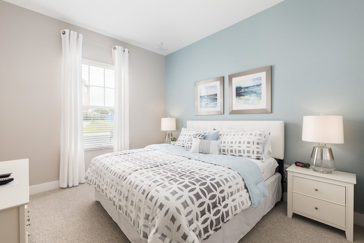 Townhouse Mewah, 4 kamar tidur, pemandangan resor (15) | Seprai premium dan didekorasi berbeda-beda