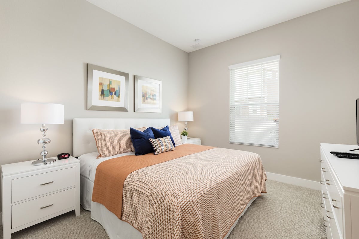 Townhouse Mewah, 4 kamar tidur, pemandangan resor (12) | Seprai premium dan didekorasi berbeda-beda
