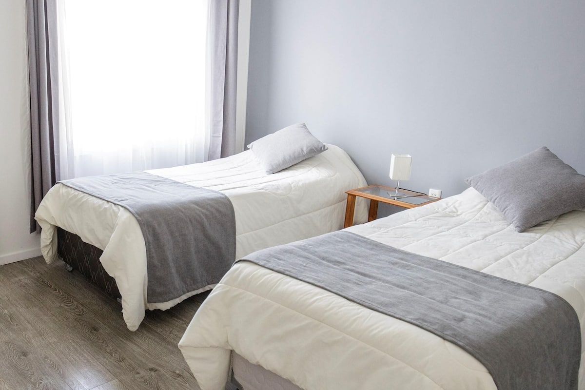 Blackout curtains, iron/ironing board, free WiFi