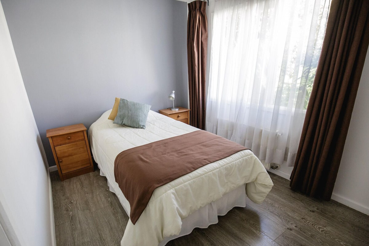 Blackout curtains, iron/ironing board, free WiFi