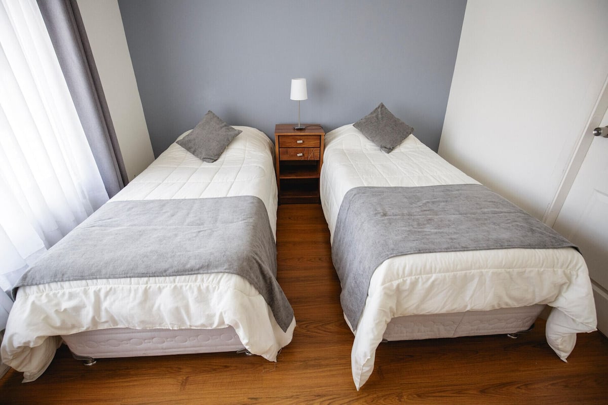 Blackout curtains, iron/ironing board, free WiFi