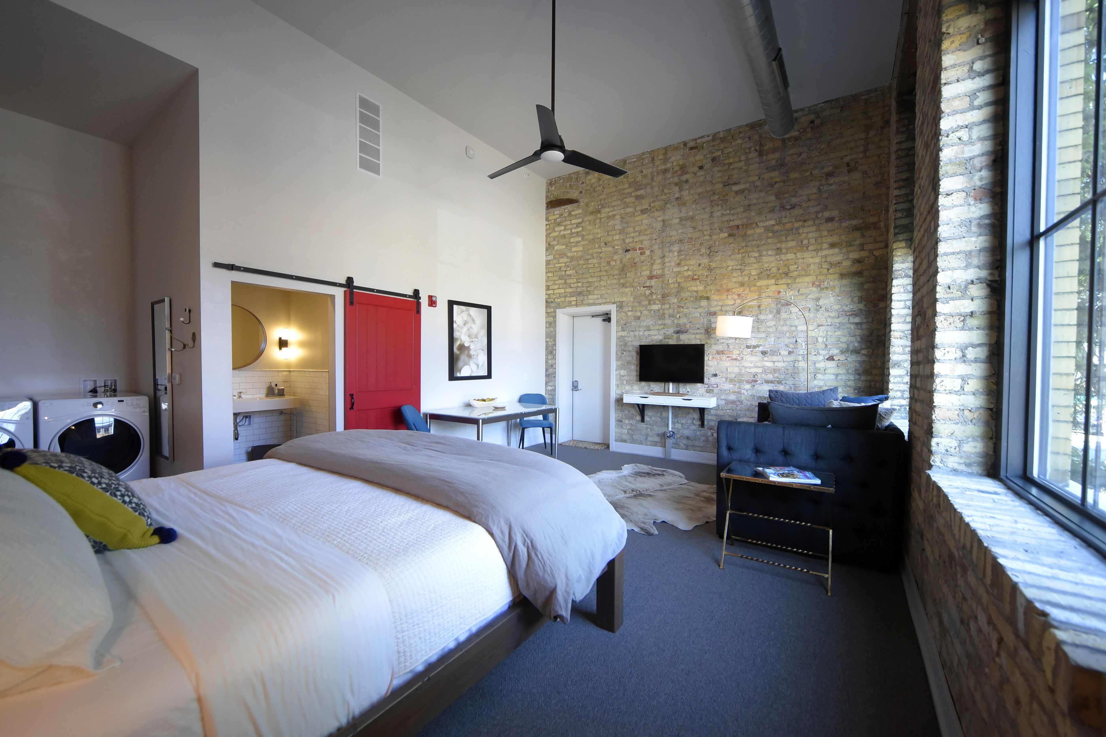 master suite 8 (pet friendly) | premium bedding, pillow-top beds, desk, soundproofing