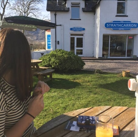 Jardín. Strathcarron Hotel