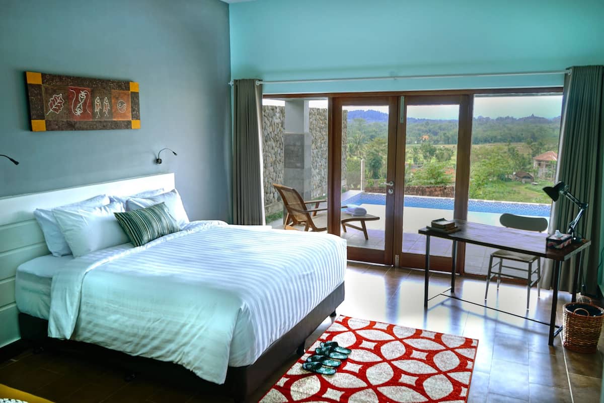 Deluxe Room, 1 King Bed, Private Pool, Mountain View | View from room