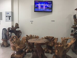 Sala de estar en el lobby