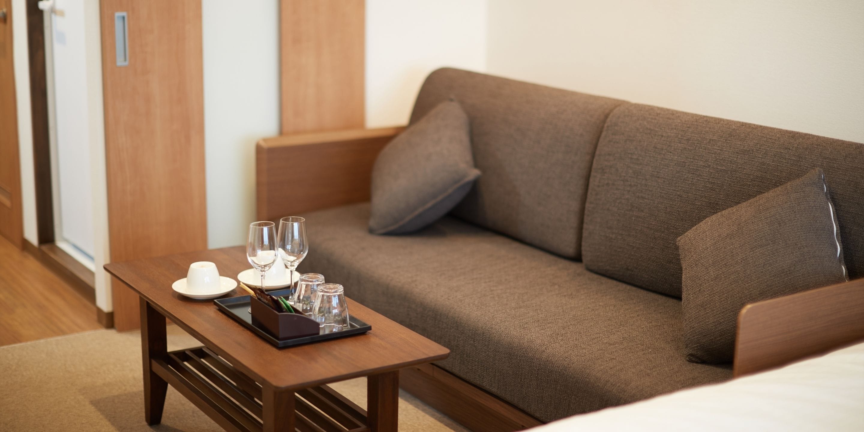 (condominium type) twin room b | 1 bedroom, blackout curtains, free wifi, bed sheets