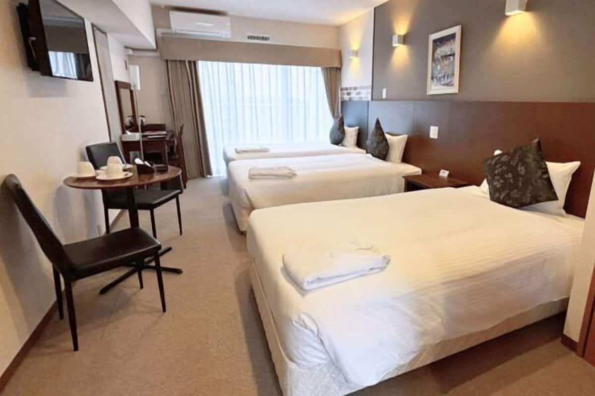 Blackout drapes, free WiFi, bed sheets, wheelchair access