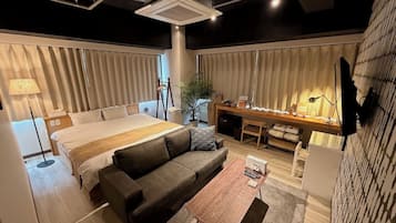 Double Room | In-room safe, blackout drapes, free WiFi, bed sheets