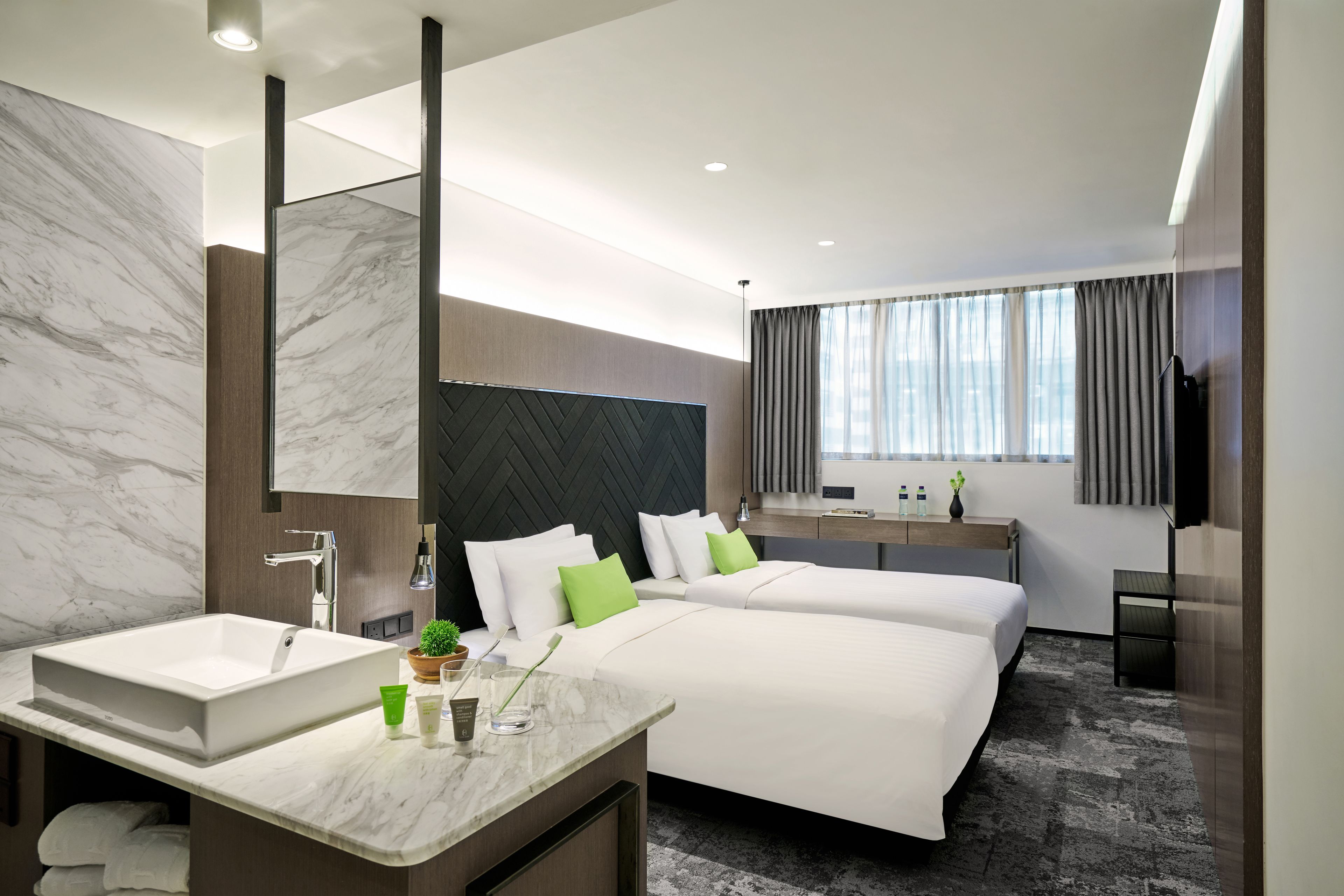 Premium bedding, minibar, in-room safe, desk