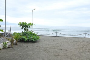Vista a la playa o el mar