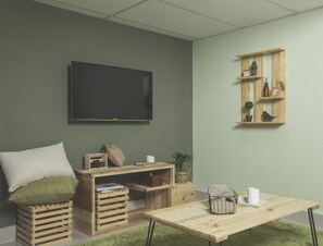Living area - The Homee Cozy Modern Studio Apartment (Ho Chi Minh City)