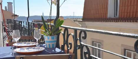 公寓, 1 間臥室, 陽台 | 陽台