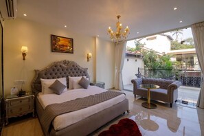 Superior Bath Tub Room With Balcony & Pool View - Emperor Resort & Spa (Vagator)
