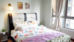 패밀리룸 | 각각 다른 스타일의 인테리어, 다리미/다리미판, 무료 WiFi, 침대 시트
