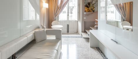 Chambre familiale | 1 chambre, literie de qualité, couette en duvet, minibar