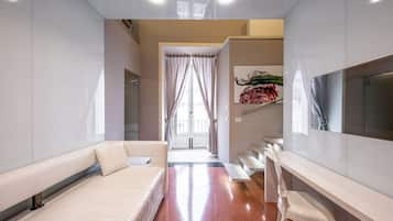 Phòng dành cho gia đình | 1 phòng ngủ, bộ đồ giường cao cấp, chăn bông, minibar