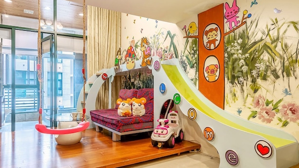 Family Quadruple Room, 2 Double Beds | Down comforters, laptop workspace, soundproofing, WiFi - Quan Jia Hot Spring B&B (Jiaoxi)