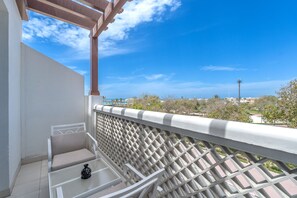 Deluxe tweepersoonskamer, 1 queensize bed | Uitzicht vanaf balkon