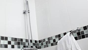 Business Room | Bathroom | Eco-friendly toiletries, hair dryer, towels, soap