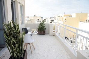 Appartement Confort, terrasse, vue ville | Balcon