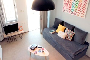 Living area - Crops Suites (Heraklion)