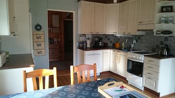 Family House, 1 Bedroom, Sauna | Private kitchen