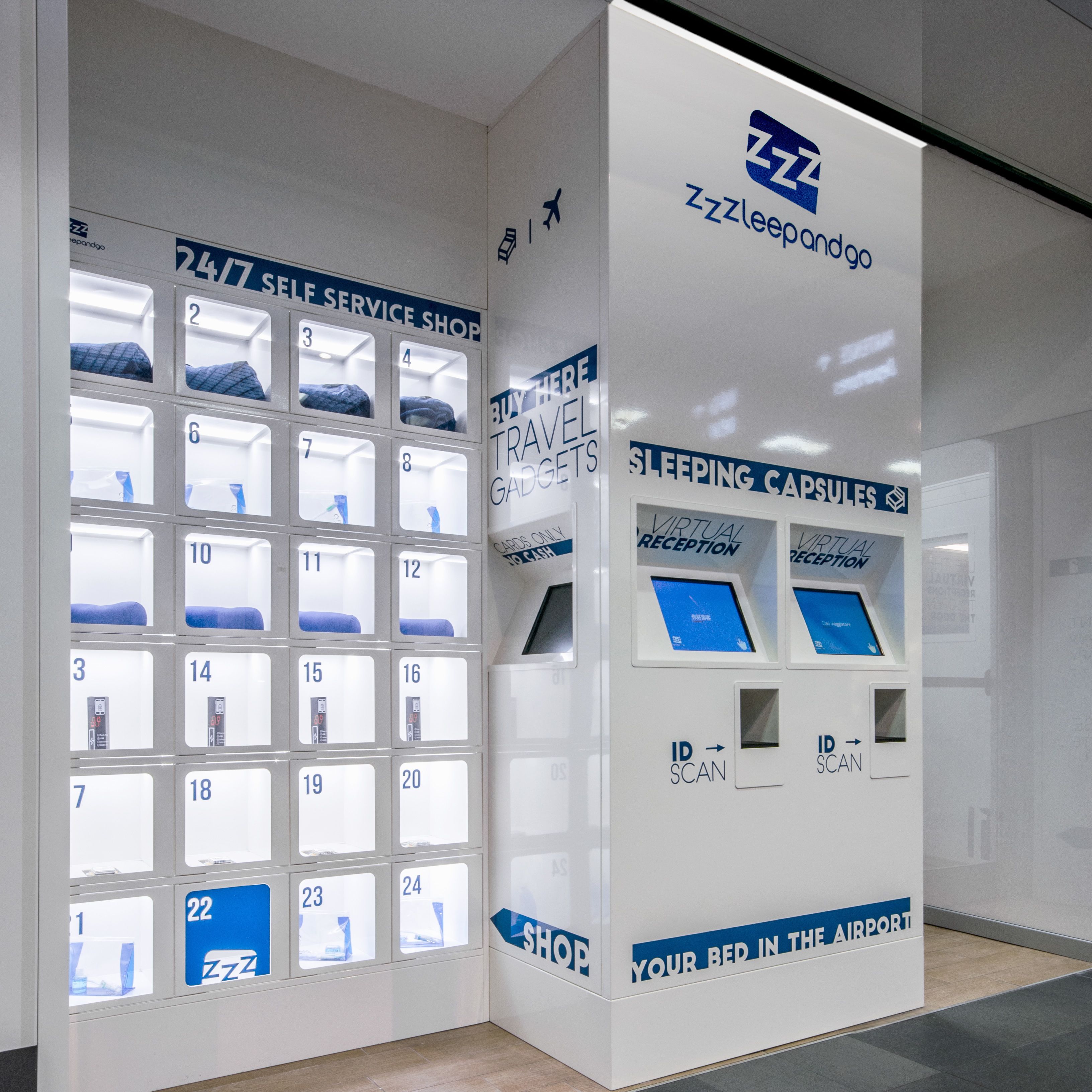 Photo - Resting Pods - ZZZleepandGo BGY Airport