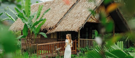 Bungalow Triple | Vue sur le jardin