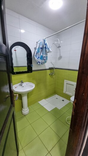 Deluxe Single Room | Bathroom | Shower, free toiletries, hair dryer, slippers - Hotel Ikram (Algiers)