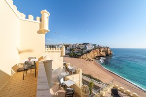 Double or Twin Room, Balcony, Sea View | View from room