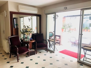 Lobby sitting area