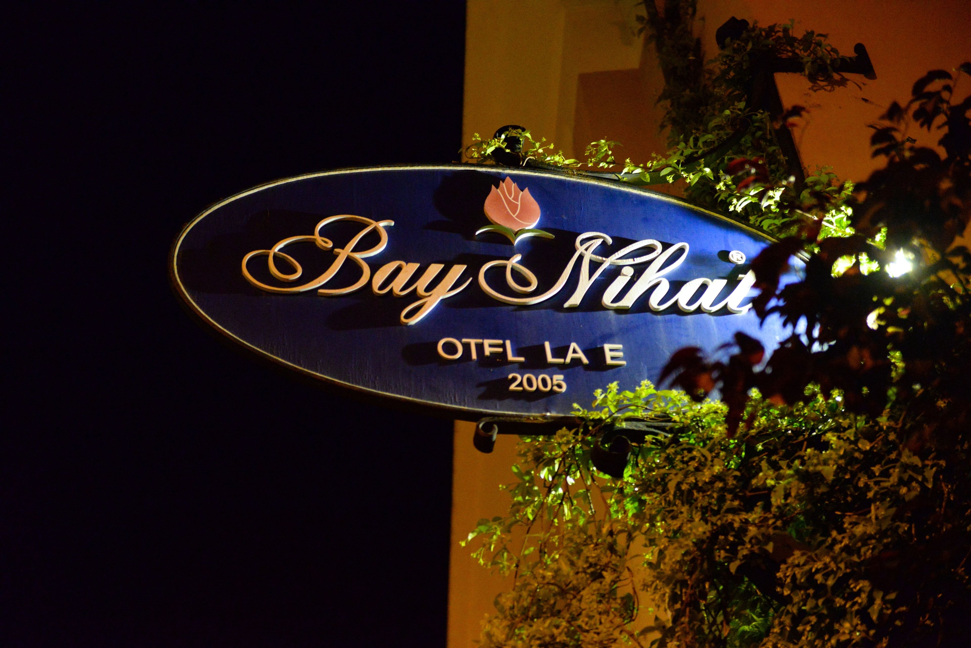 front of property – evening/night