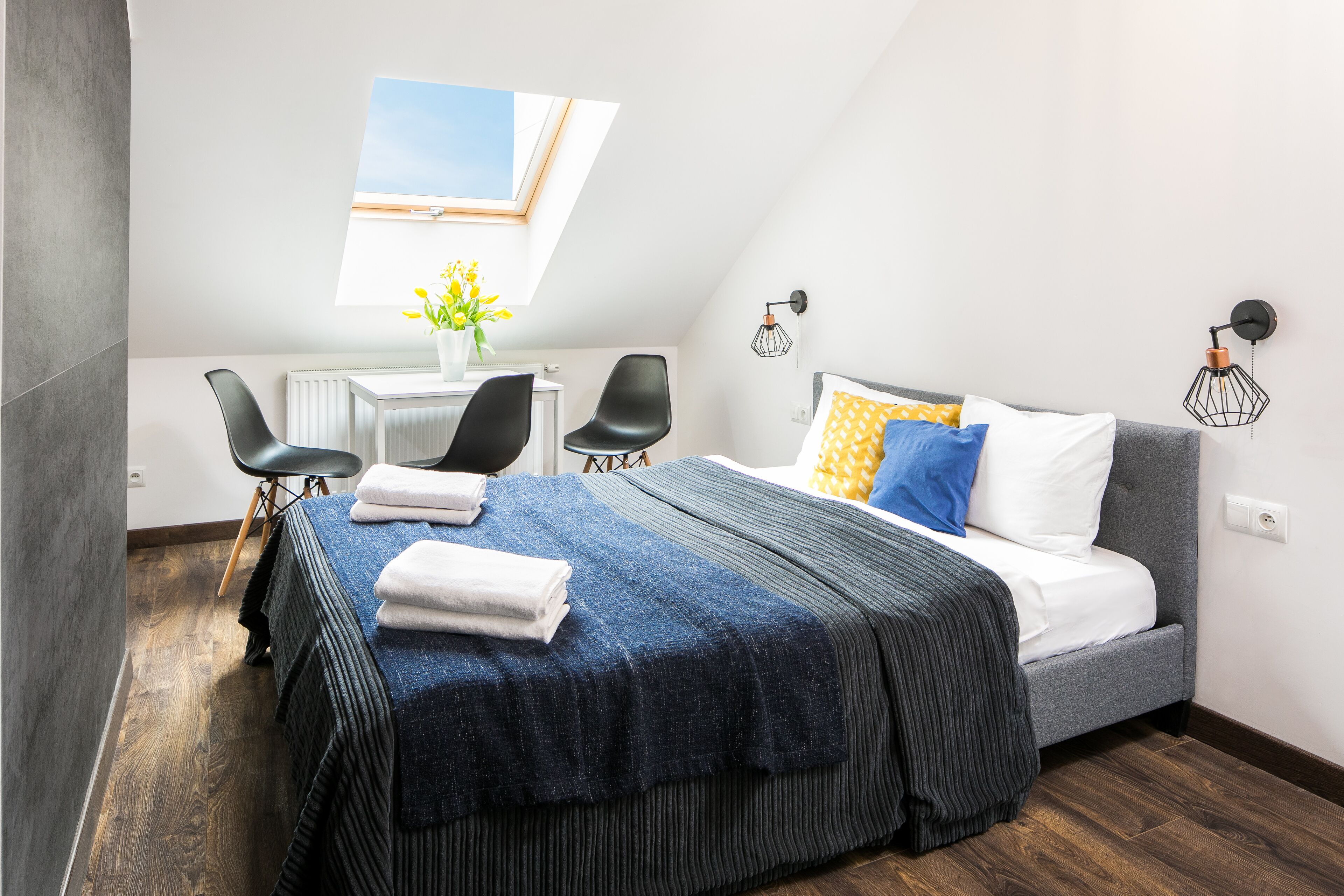Premium bedding, soundproofing, iron/ironing board, cots/infant beds