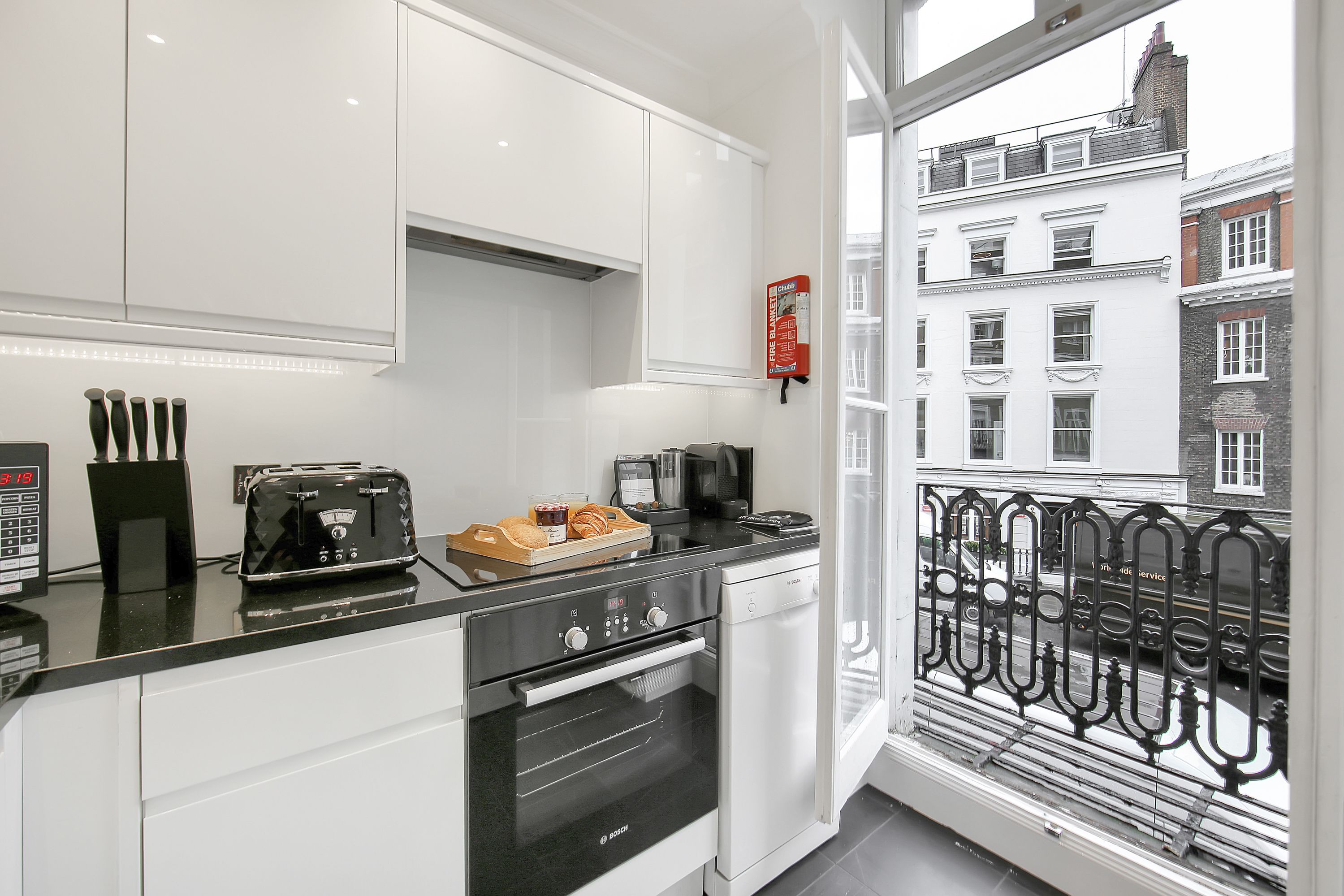 豪華套房, 1 間臥室, 非吸煙房, 廚房 | 城景