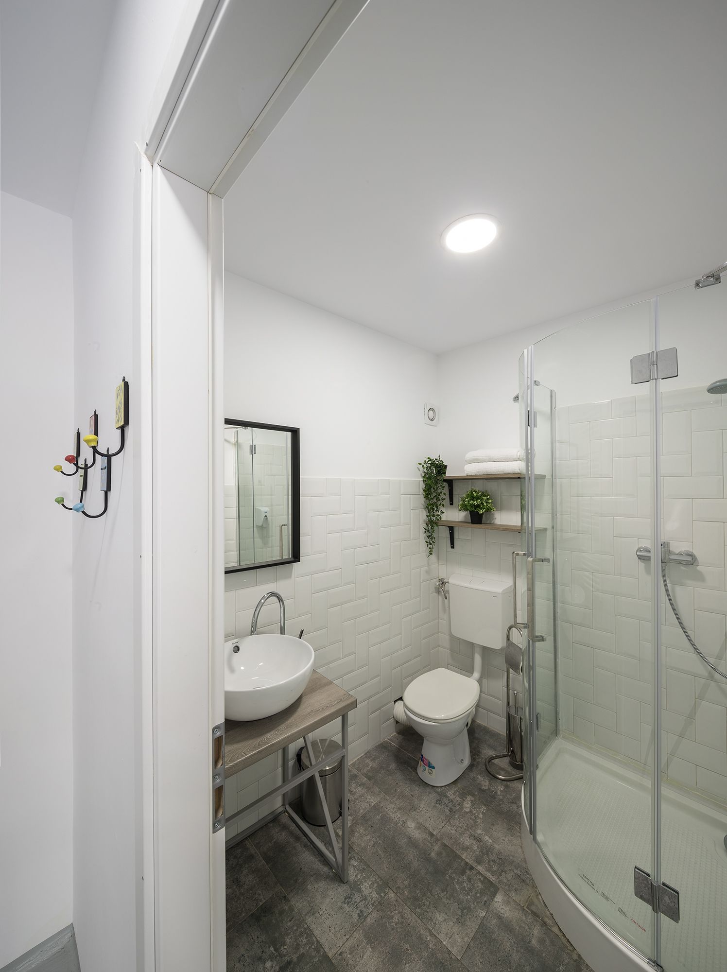 free toiletries, hair dryer, towels