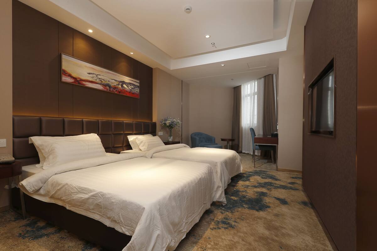 Kamar Twin (Extreme Sassy) | Kedap suara dan Wi-Fi (biaya tambahan)