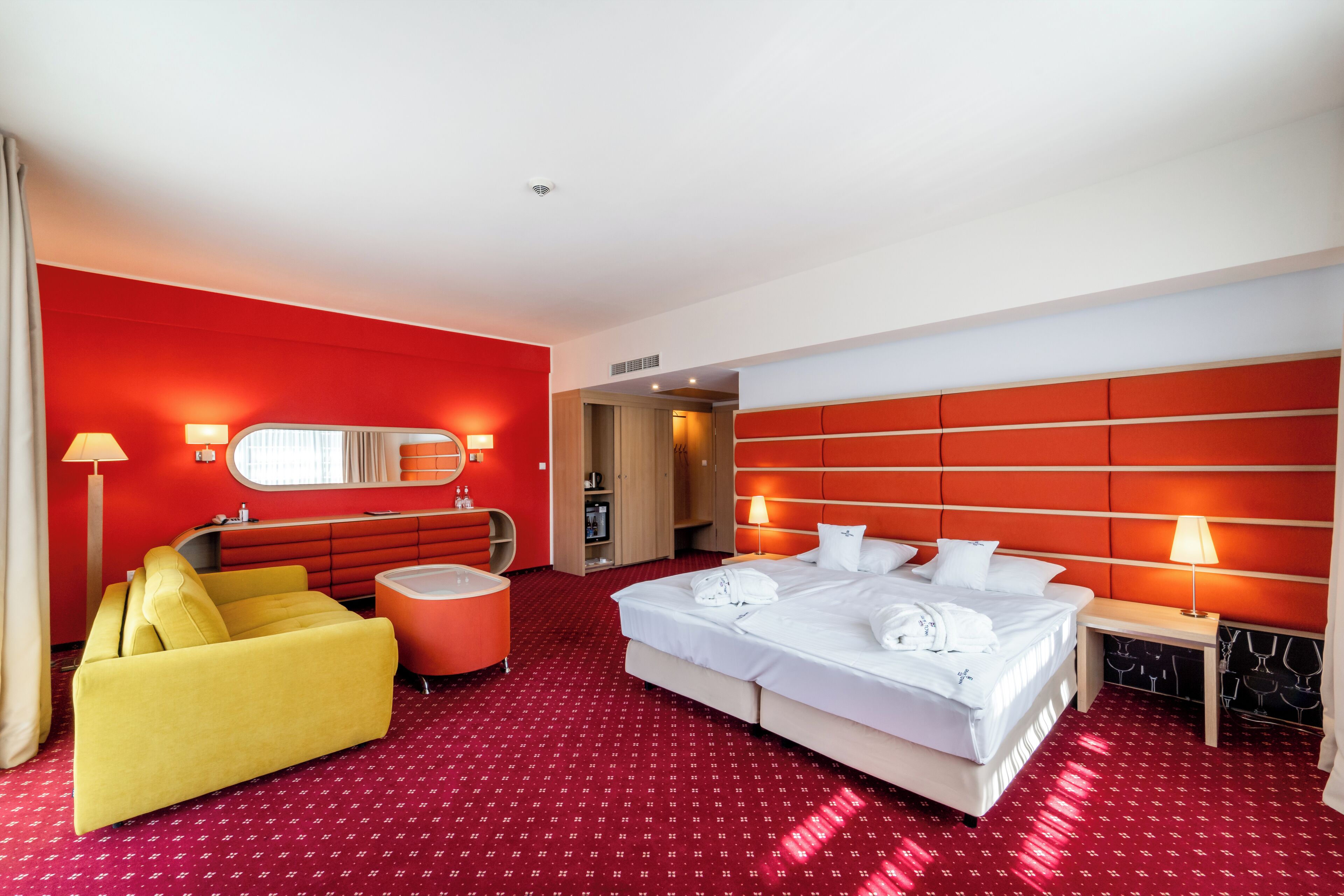 exclusive suite, 3 single beds | premium bedding, in-room safe, desk, blackout curtains