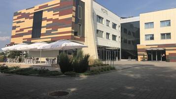 Fassade der Unterkunft