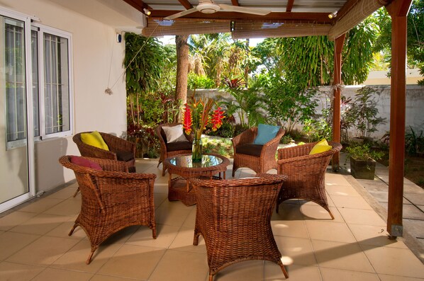 Lodge, 3 Bedrooms, Garden View, Garden Area | Balcony - Gardens Retreat (Grand-Baie)