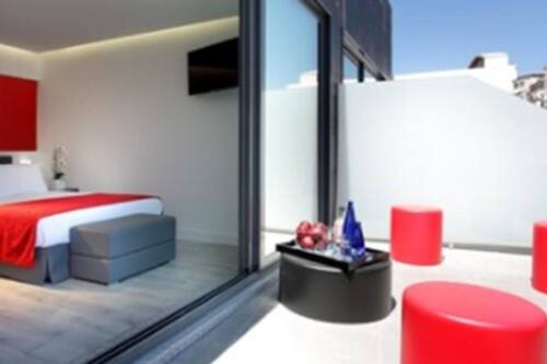 Doppia Superior uso singolo, terrazzo (with terrace) | Una cassaforte in camera, insonorizzazione, Wi-Fi gratuito, lenzuola