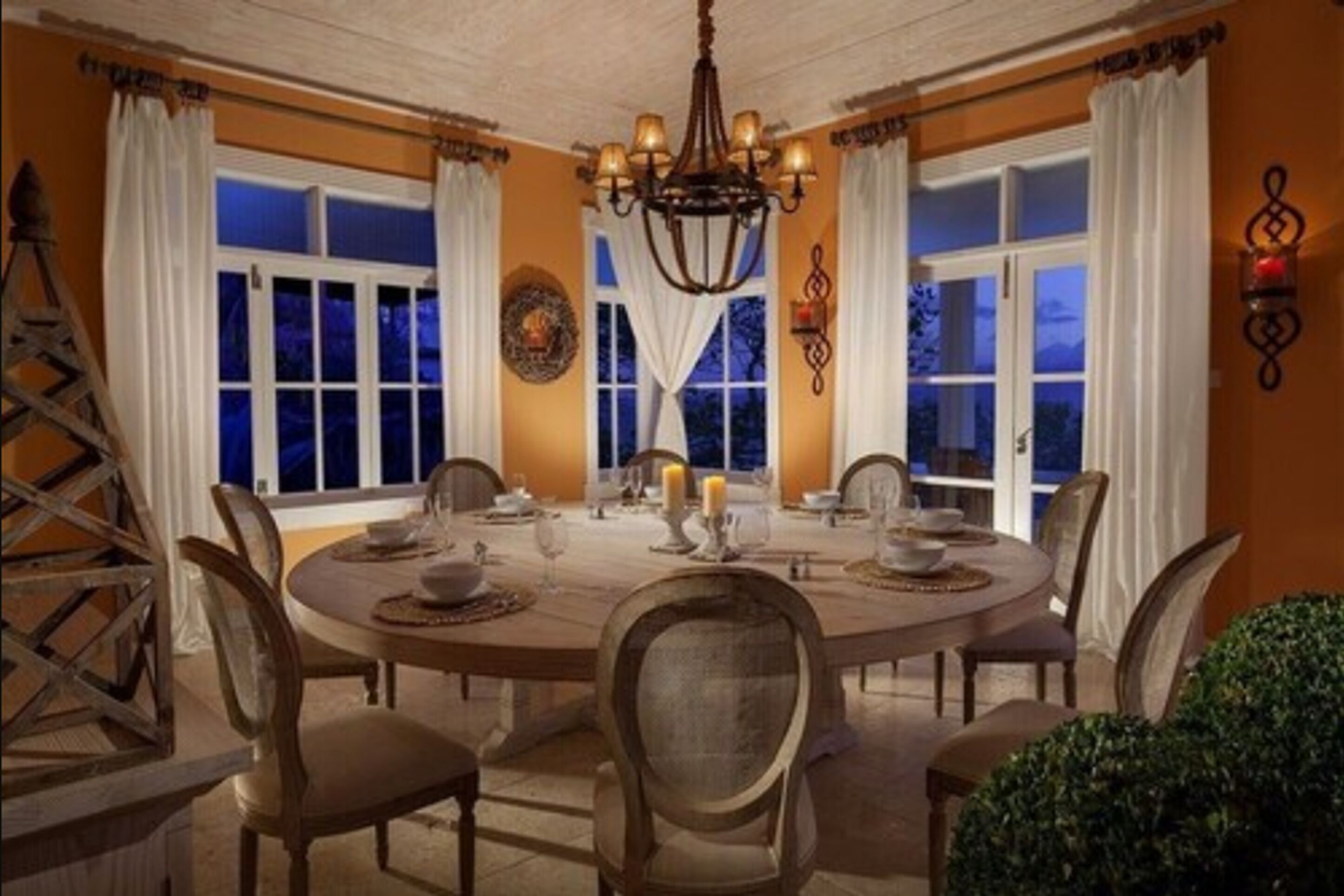 luxury villa, 5 bedrooms, ocean view | in-room dining