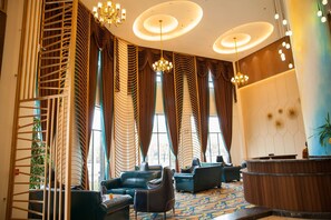 Sala de estar en el lobby