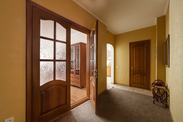 Classic Apartment, 1 Bedroom | Living area | Plasma TV - KIEVFLAT (Kyiv)