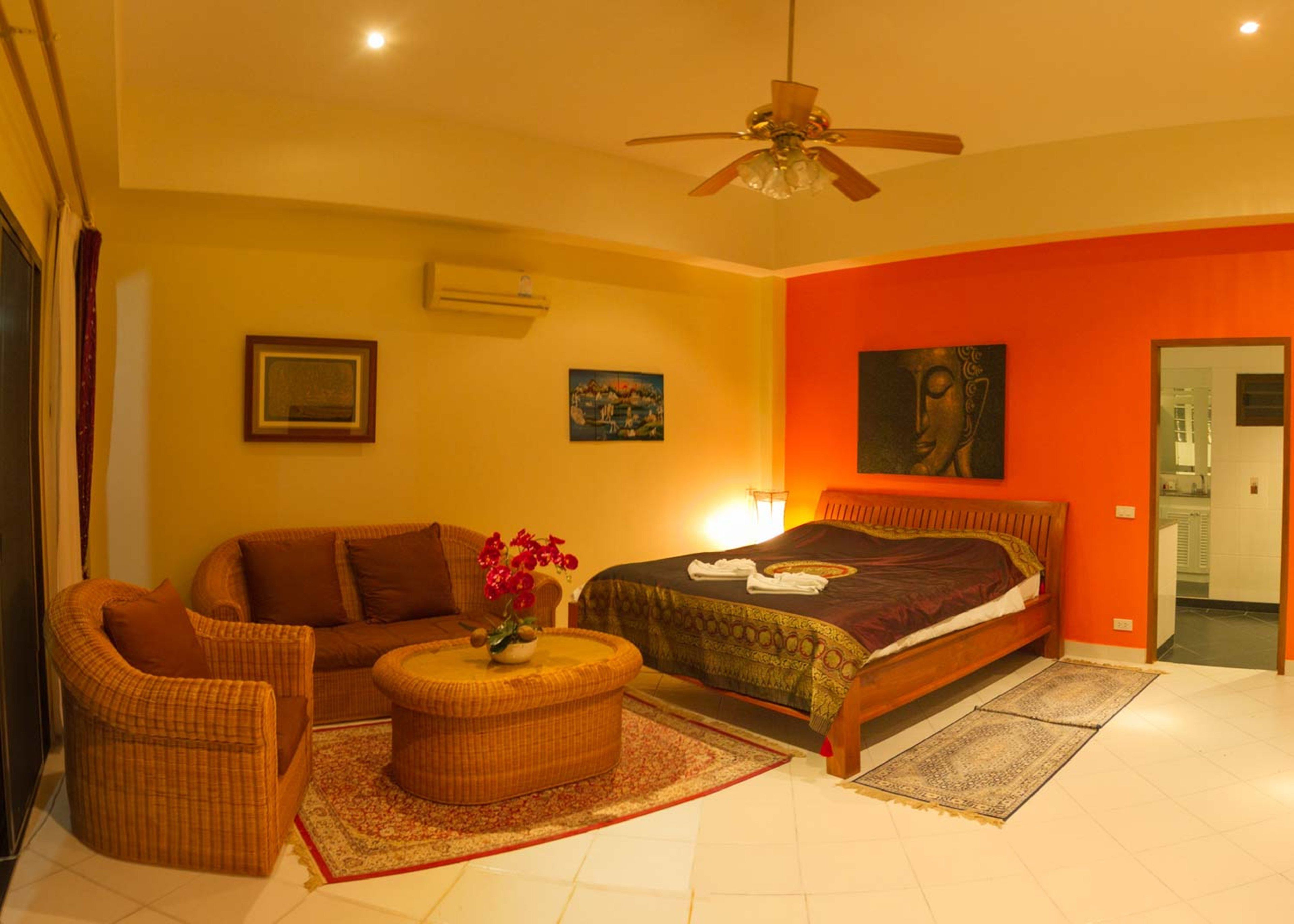 2 Bedroom Oriental Thai Pool Villa | Minibar, in-room safe, desk, soundproofing