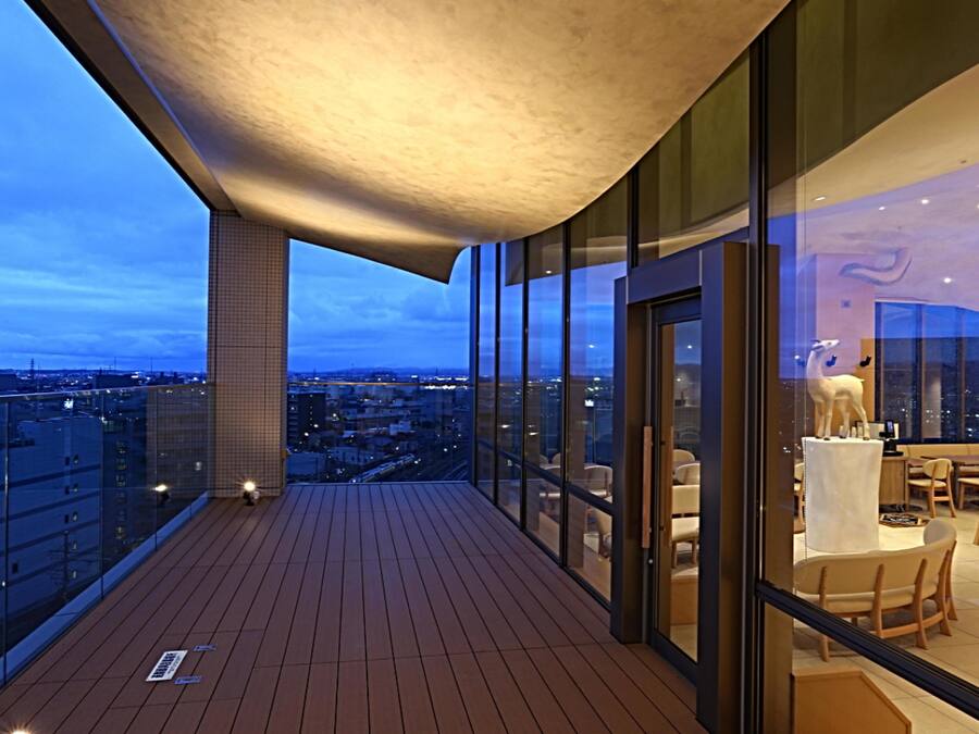 Uitzicht vanuit accommodatie