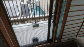 Studio Apartment, Balcony (501) | Balcony - Hondori Inn (Hiroshima)